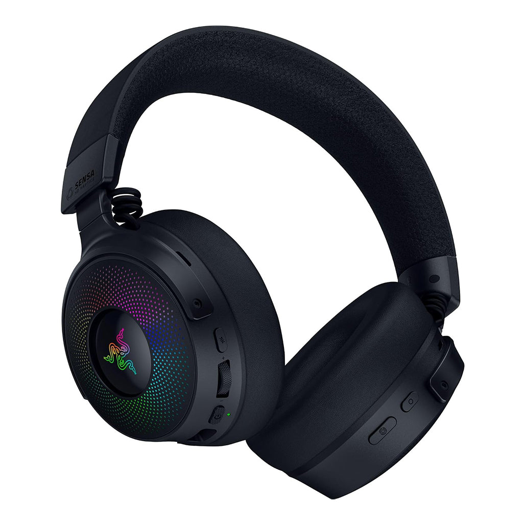 A Photo Of Razer Kraken V4 Pro - RGB Wireless Gaming Headphones with Control Hub