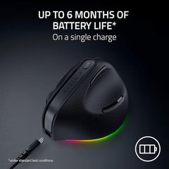 A Photo Of Razer Pro Click V2 Vertical Ergonomic Mouse