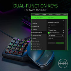 A Photo Of Razer Tartarus Pro – Analog Optical Switch Keypad with 32 Programmable Keys | Black