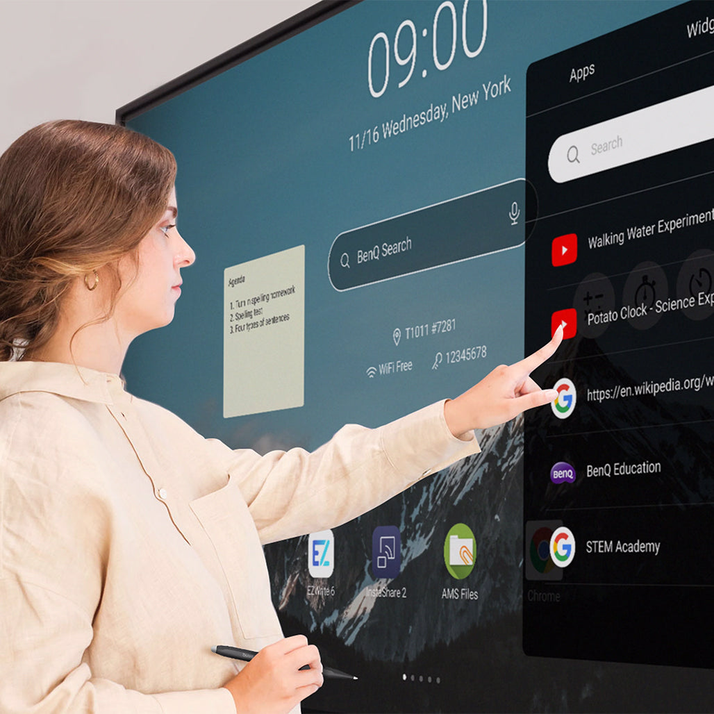 A Photo Of BenQ Board Essential RE04 – Interactive EDLA-Certified Smart Board