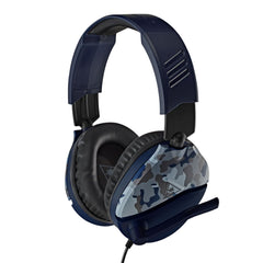 A Photo Of Turtle Beach Recon 70 Blue Camo Multiplatform Gaming Headset