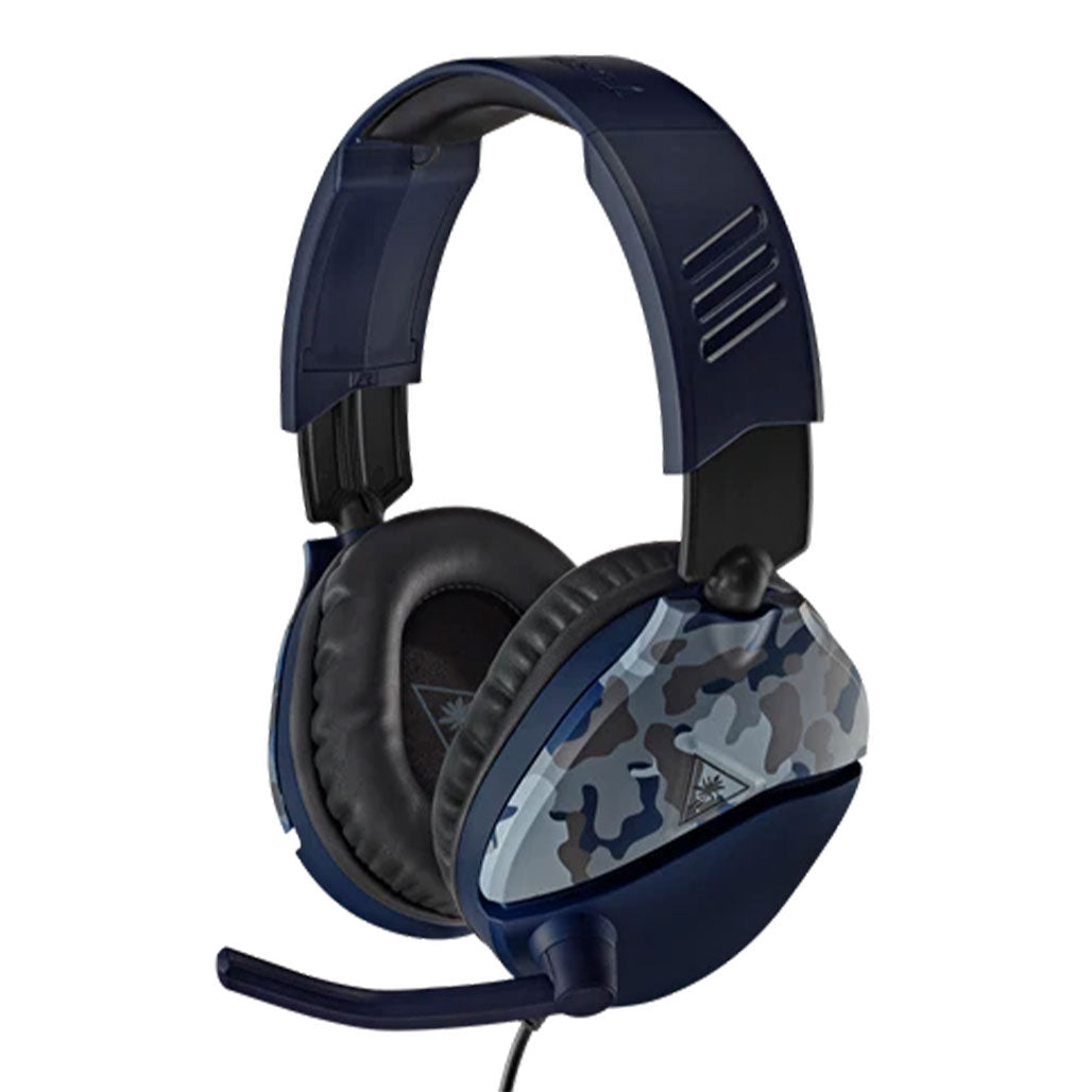 A Photo Of Turtle Beach Recon 70 Blue Camo Multiplatform Gaming Headset