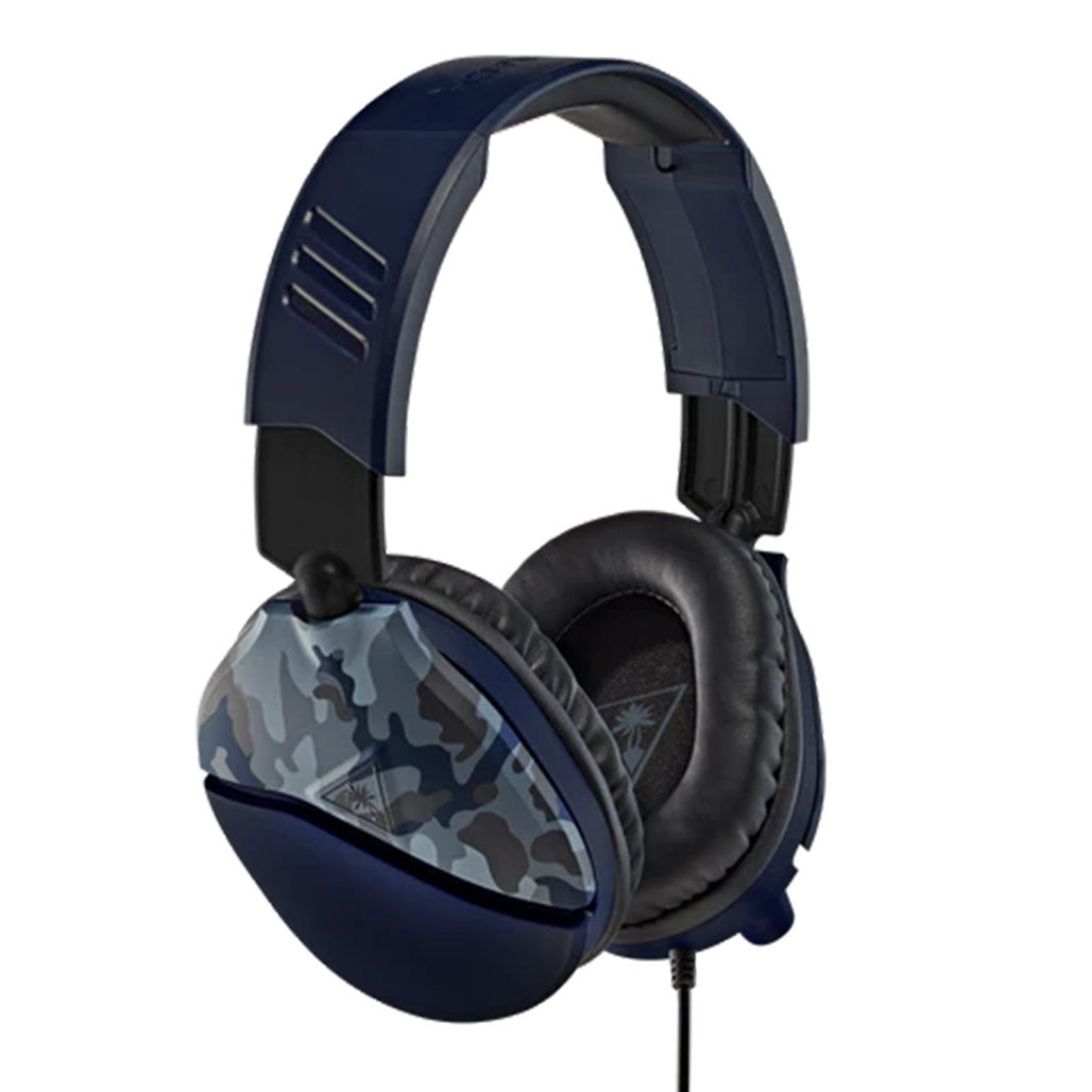 A Photo Of Turtle Beach Recon 70 Blue Camo Multiplatform Gaming Headset