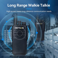 A Photo Of Retevis P62 Walkie Talkie - Long Range IP68 Waterproof Dual Band Radio
