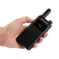 A Photo Of Retevis B3S - Ultra-Thin Portable FRS Handheld Radio with LCD Display