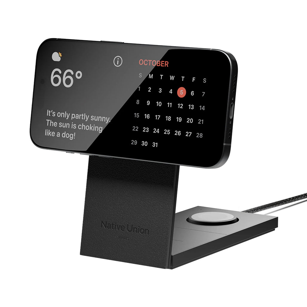 A Photo Of Native Union Rise 3-in-1 Magnetic Wireless Charger