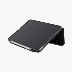 A Photo Of Uniq Rovus SnapMount Magnetic iPad Air M2, M3 - Case with Stand & Apple Pencil Holder