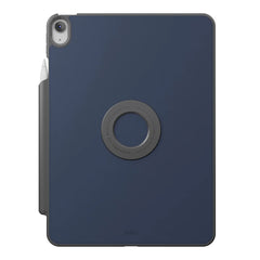 A Photo Of Uniq Rovus SnapMount Magnetic iPad Air M2, M3 - Case with Stand & Apple Pencil Holder