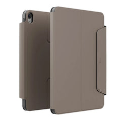 A Photo Of Uniq Rovus SnapMount Magnetic iPad Air M2, M3 - Case with Stand & Apple Pencil Holder