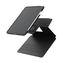 A Photo Of Uniq Rovus SnapMount Magnetic iPad Pro M4 Case with Stand & Apple Pencil Holder