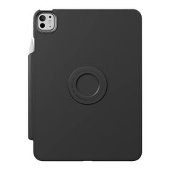 A Photo Of Uniq Rovus SnapMount Magnetic iPad Pro M4 Case with Stand & Apple Pencil Holder