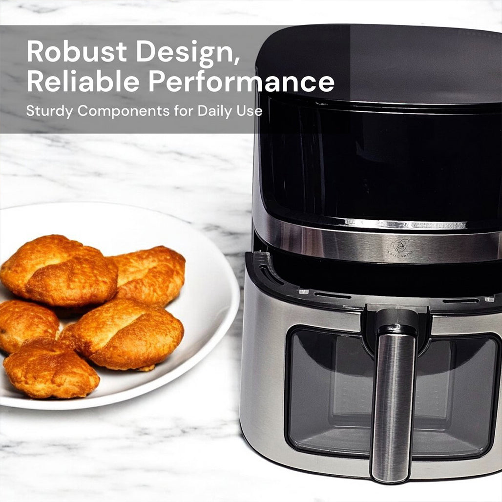 A Photo Of Royal Swiss 8L XXL - Digital Air Fryer - TTAF-760AT-CL