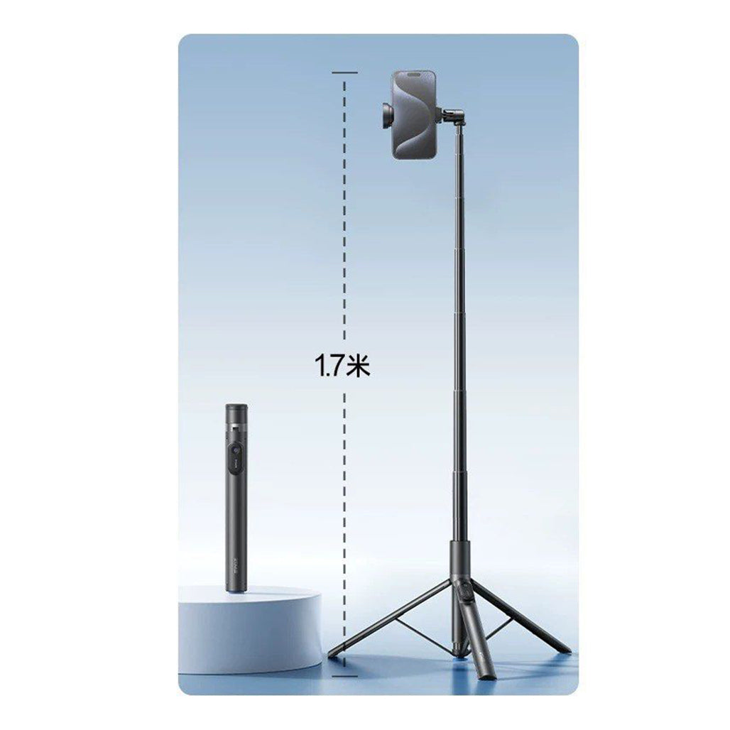 A Photo Of Rtako One-Piece Phone Tripod Stand with USB-C Rechargeable Remote