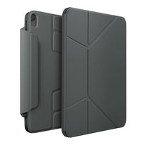 Uniq Ryze 360 Rotating Stand Case for iPad Air 11" M2 (2024), 10.9" 5th & 4th Gen – Smart Foldable Cover with Pencil Charging Holder