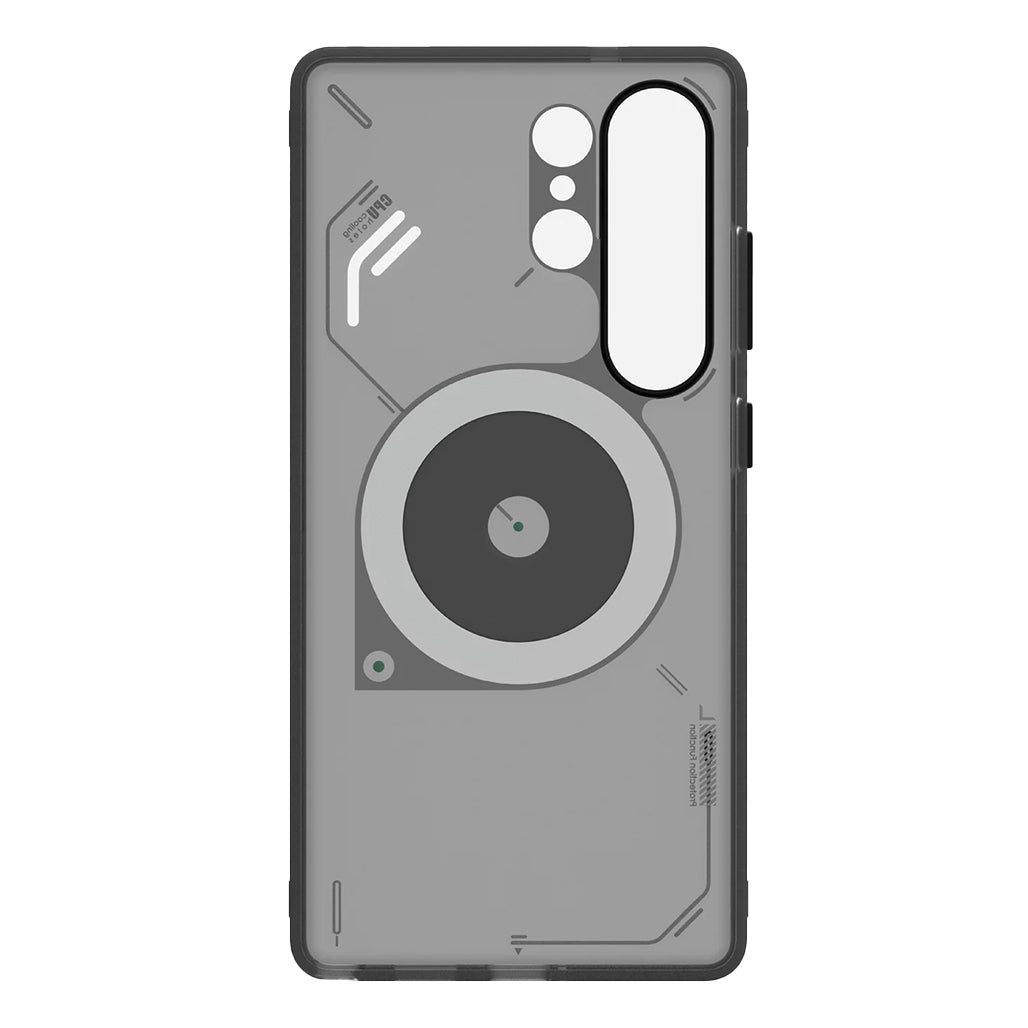 A Photo Of AULUMU S25 Frosted Case for Galaxy S25 Ultra – Glow-in-the-Dark