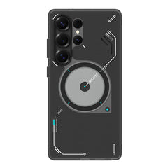 A Photo Of AULUMU S25 Frosted Case for Galaxy S25 Ultra – Glow-in-the-Dark