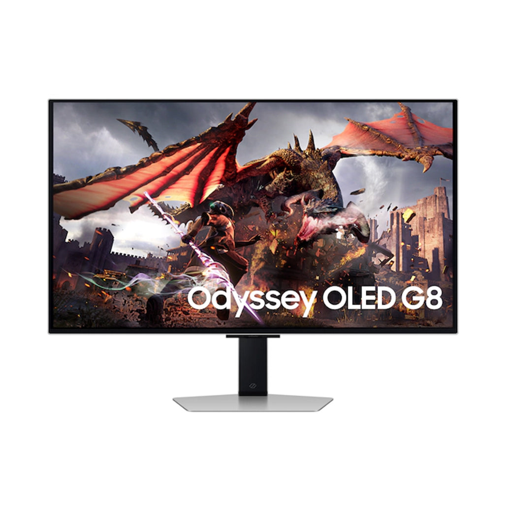 A Photo Of Samsung 32” Odyssey OLED G8 4K UHD Gaming Monitor