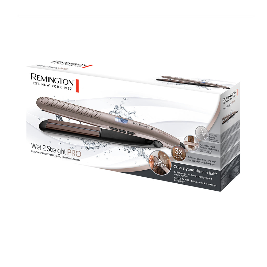 A Photo Of Remington Wet 2 Straight Pro Hair Straightener - S7970