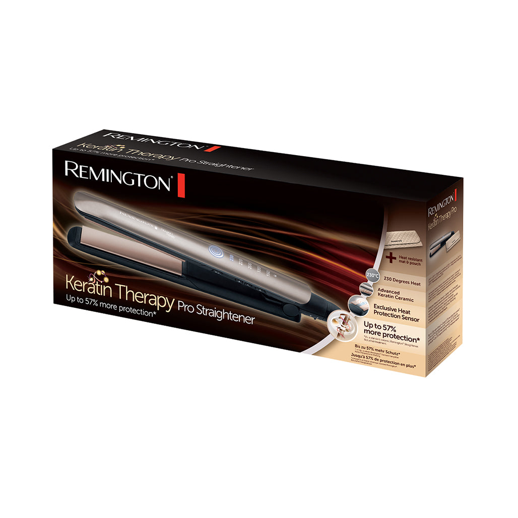 A Photo Of Remington Keratin Therapy Pro Hair Straightener - S8590