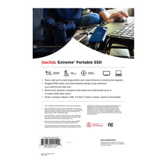 A Photo Of SanDisk Extreme Portable Solid State Drive USB3.2 - 1TB SSD