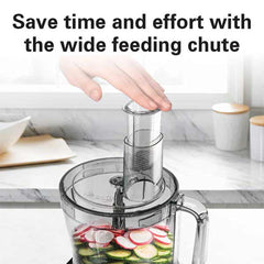 A Photo Of Hamilton Beach 1000W Food Processor with 11 Attachments