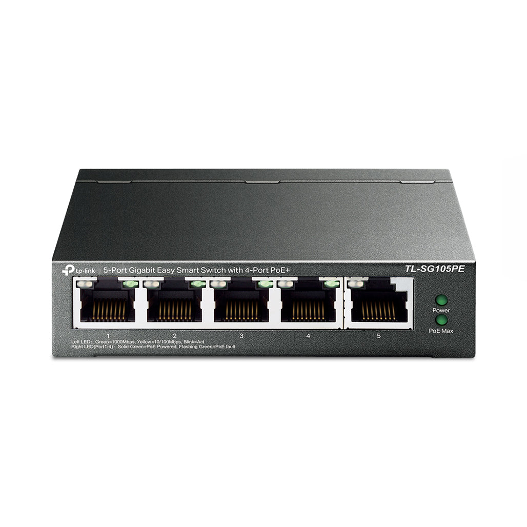 A Photo Of TP-Link TL-SG105PE 5-Port Gigabit Easy Smart Switch with 4-Port PoE+