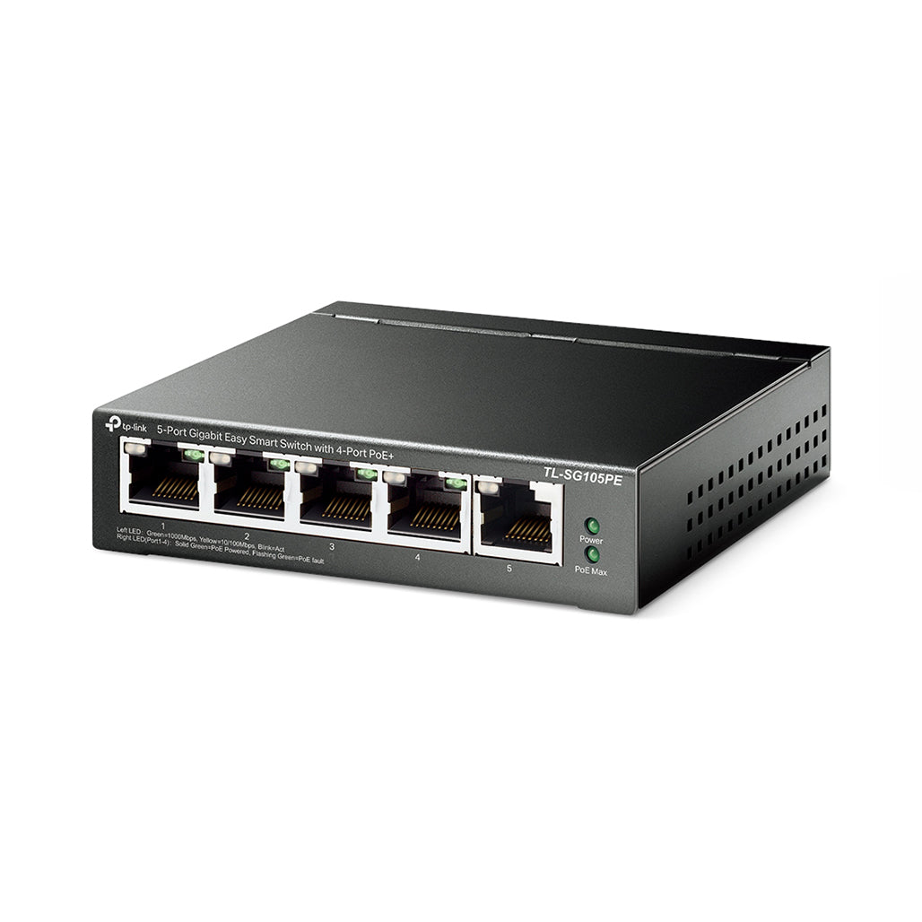 A Photo Of TP-Link TL-SG105PE 5-Port Gigabit Easy Smart Switch with 4-Port PoE+