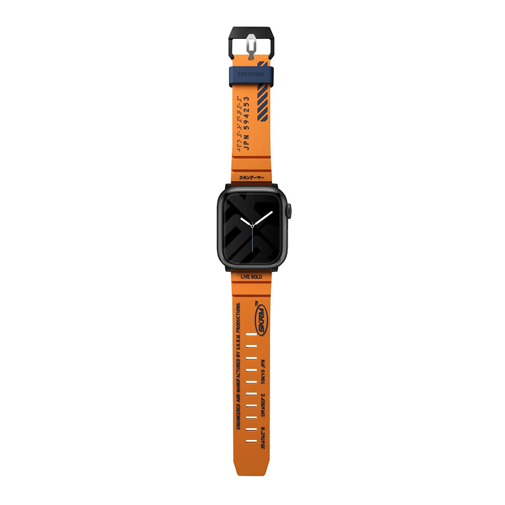 A Photo Of Skinarma SHOKKU Apple Watch Strap 45mm | 44mm | 42mm - Comfortable, Durable Silicone for All-Day Wear