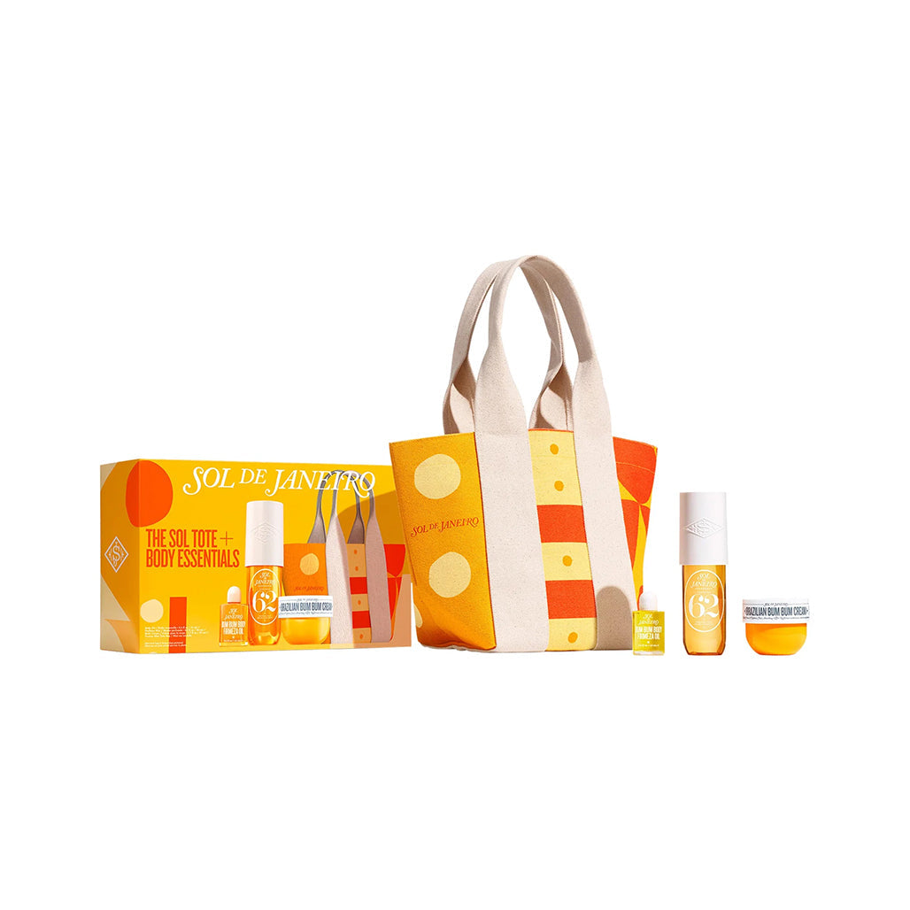A Photo Of SOL DE JANEIRO The Sol Tote + Body Essentials Set