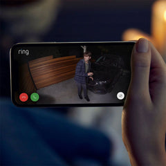 A Photo Of Ring Spotlight Cam Plus Battery - Weather-Resistant Outdoor Security Camera