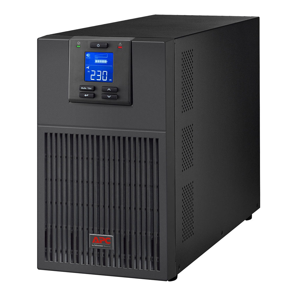 A Photo Of APC Easy UPS On-Line 3kVA/2400W Tower 230V - Advanced Power Protection with Intelligent Card Slot & LCD