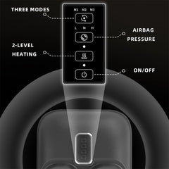 A Photo Of Air Compression Foot Massager with Heat Therapy