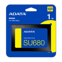 ADATA Ultimate SU680 1TB Internal SSD | AULT-SU680-1TR - High-Speed 3D NAND Flash, SLC Caching, Advanced Error Correction