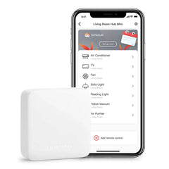 A Photo Of SwitchBot Hub Mini Smart Remote IR Blaster W0202200 | Universal Infrared Controller with Voice Command Support