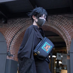 A Photo Of Divoom Pixoo Sling Bag with Pixel Art LED Display Panel