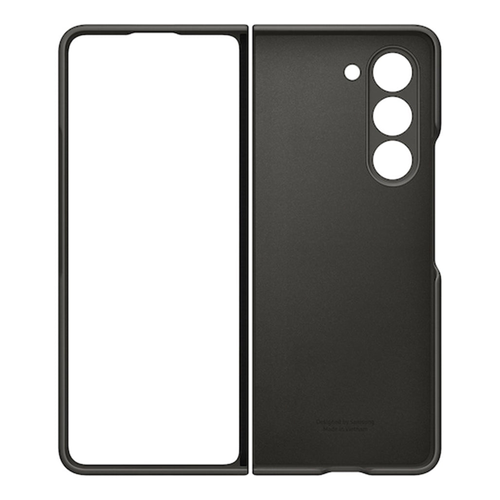 A Photo Of Samsung Galaxy Z Fold5 Slim S-Pen Case - Graphite, Built-in S-Pen with Eco-Conscious Materials