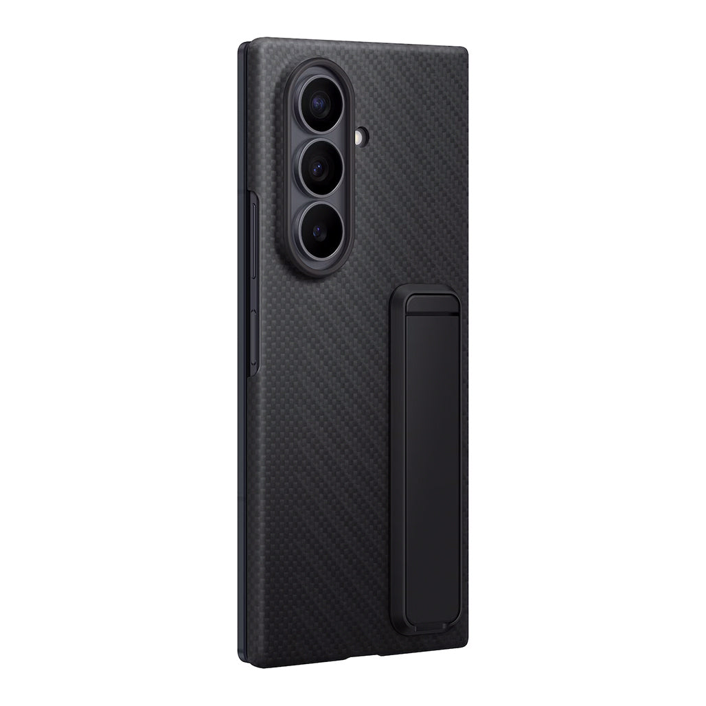 A Photo Of Samsung Galaxy Z Fold8 Ultra Carbon Standing Case