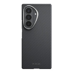 A Photo Of Pitaka Samsung Galaxy Z Fold8 Ultra Edge Case - 600D Black/Grey (Twill)