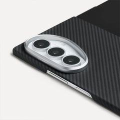 A Photo Of Pitaka Samsung Galaxy Z Fold8 Ultra Edge Case - 600D Black/Grey (Twill)
