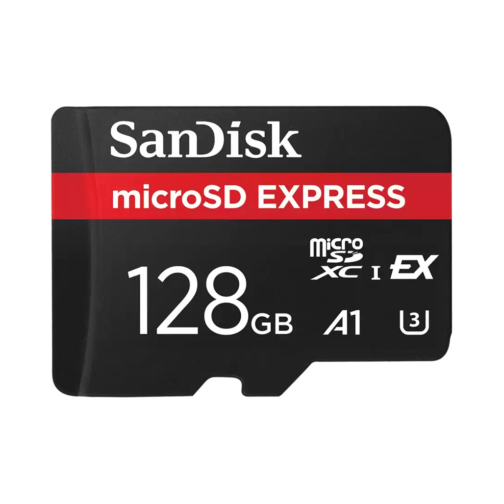 A Photo Of SanDisk microSD Express Card - 128GB - Up To 880MB/s Read Speed and 480MB/s Write