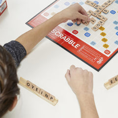 A Photo Of Hasbro Gaming - Scrabble Board - Game for Kids and Families | Classic Crossword Word Game for Ages 8+ | Fun for 2-4 Players
