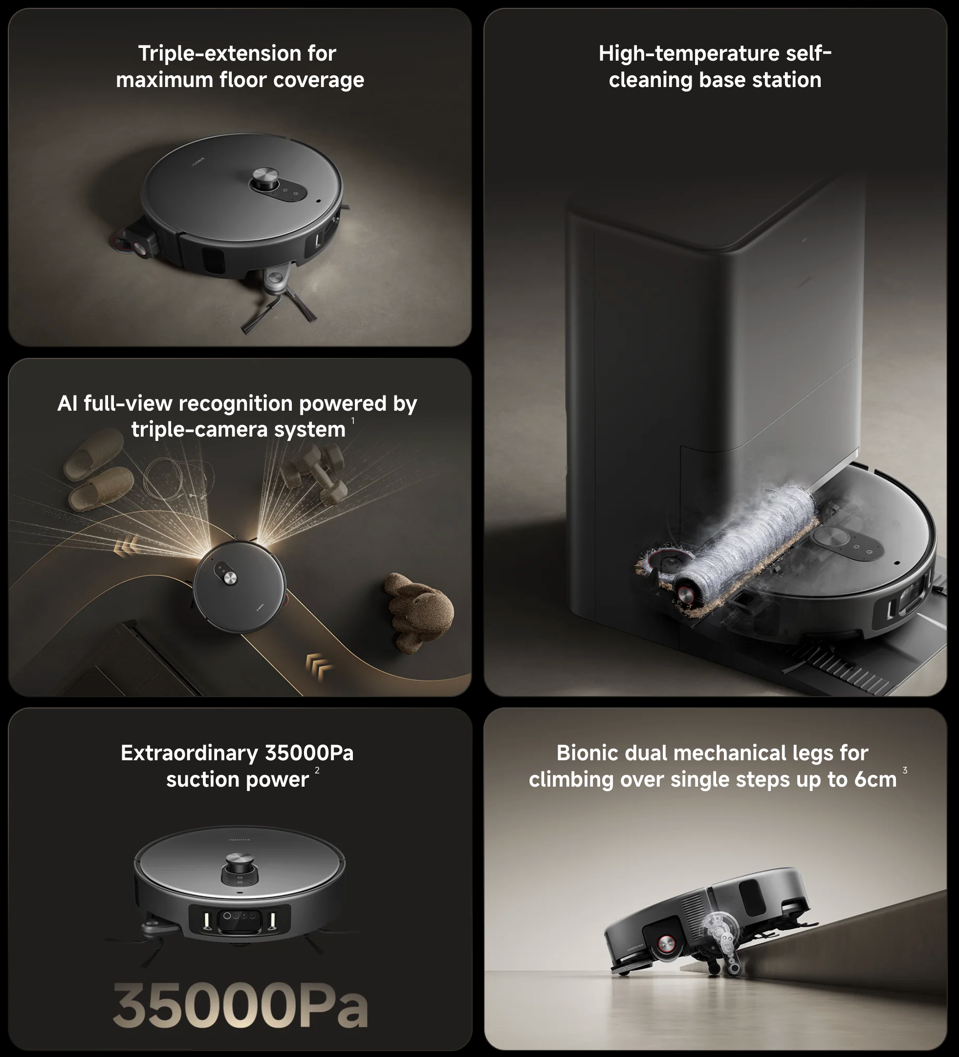 A Photo Of Xiaomi Robot Vacuum 6 Max - AI Robot Vacuum & Mop