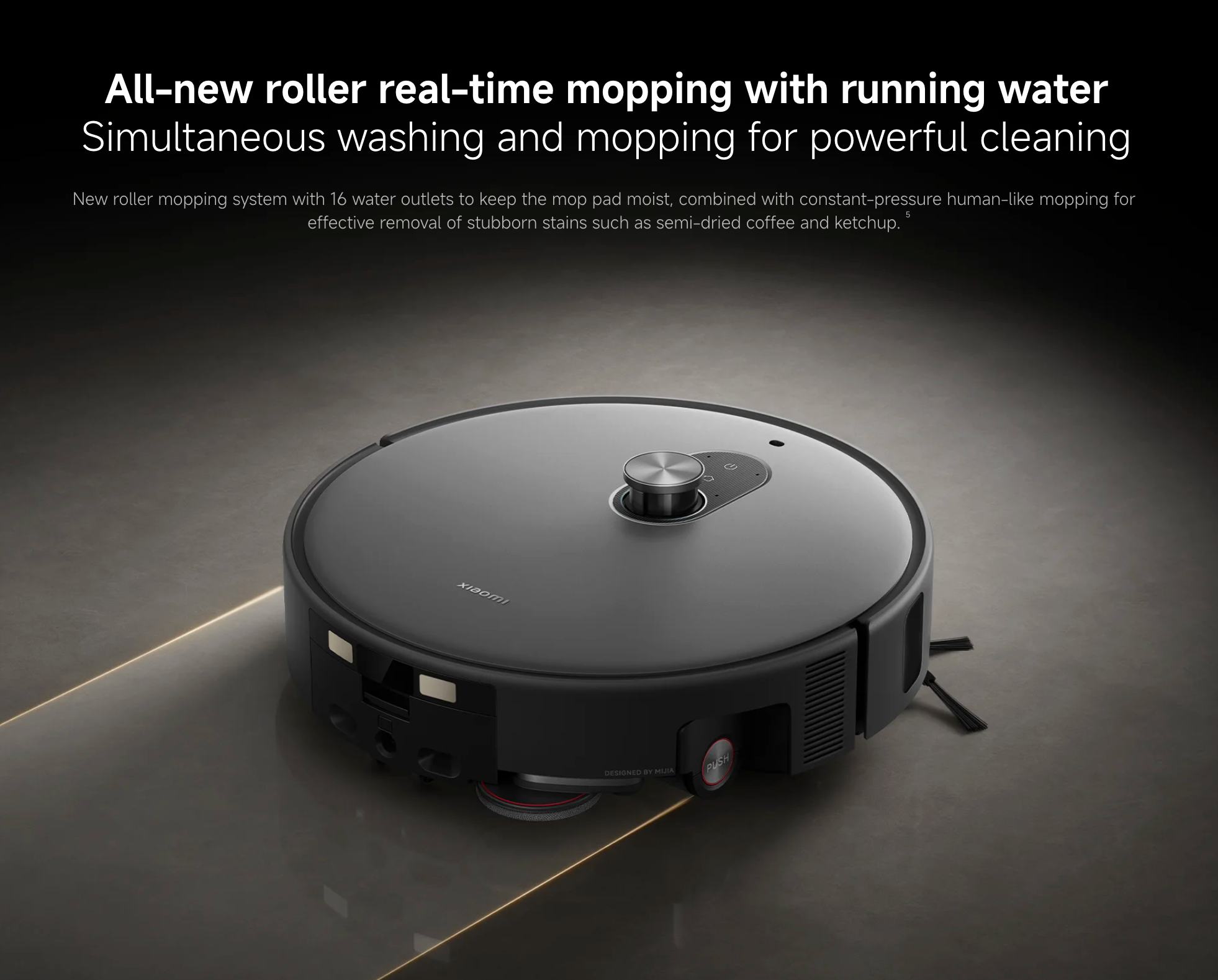 A Photo Of Xiaomi Robot Vacuum 6 Max - AI Robot Vacuum & Mop