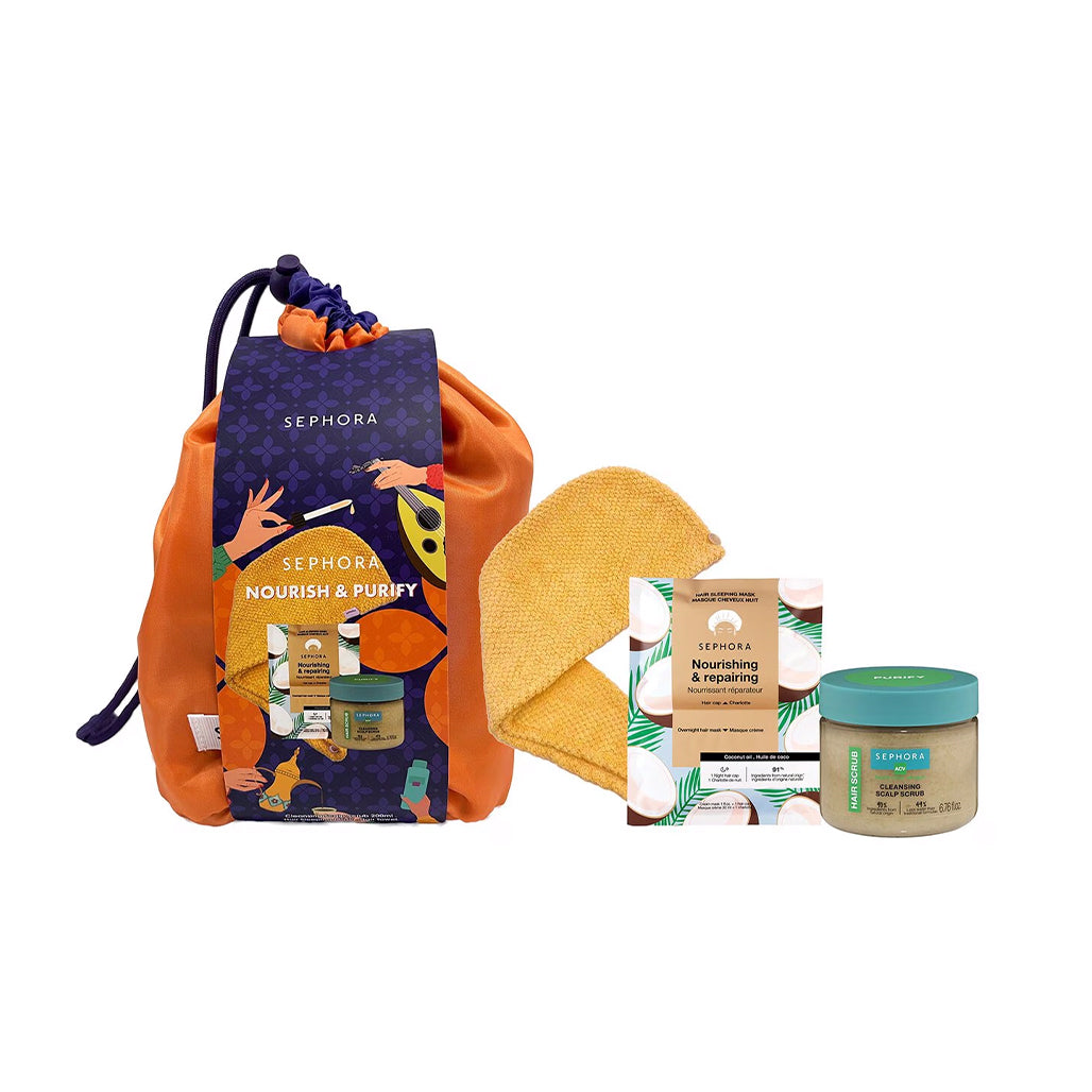A Photo Of Sephora Nourish & Purify Hair Care Set