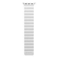 Mageasy SKIN Silicone Magnetic Apple Watch Band 44mm/45mm/49mm - White | Waterproof & Sweat-Resistant