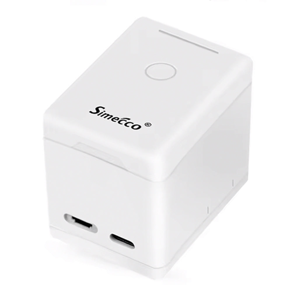 A Photo Of Simecco Portable Color Logo Printer for Metal, Plastic, Skin | Mini Handheld Inkjet Printer with Wi-Fi & Smart App Control