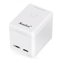Simecco Portable Color Logo Printer for Metal, Plastic, Skin | Mini Handheld Inkjet Printer with Wi-Fi & Smart App Control