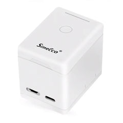 A Photo Of Simecco Portable Color Logo Printer for Metal, Plastic, Skin | Mini Handheld Inkjet Printer with Wi-Fi & Smart App Control