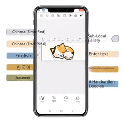 A Photo Of Simecco Portable Color Logo Printer for Metal, Plastic, Skin | Mini Handheld Inkjet Printer with Wi-Fi & Smart App Control