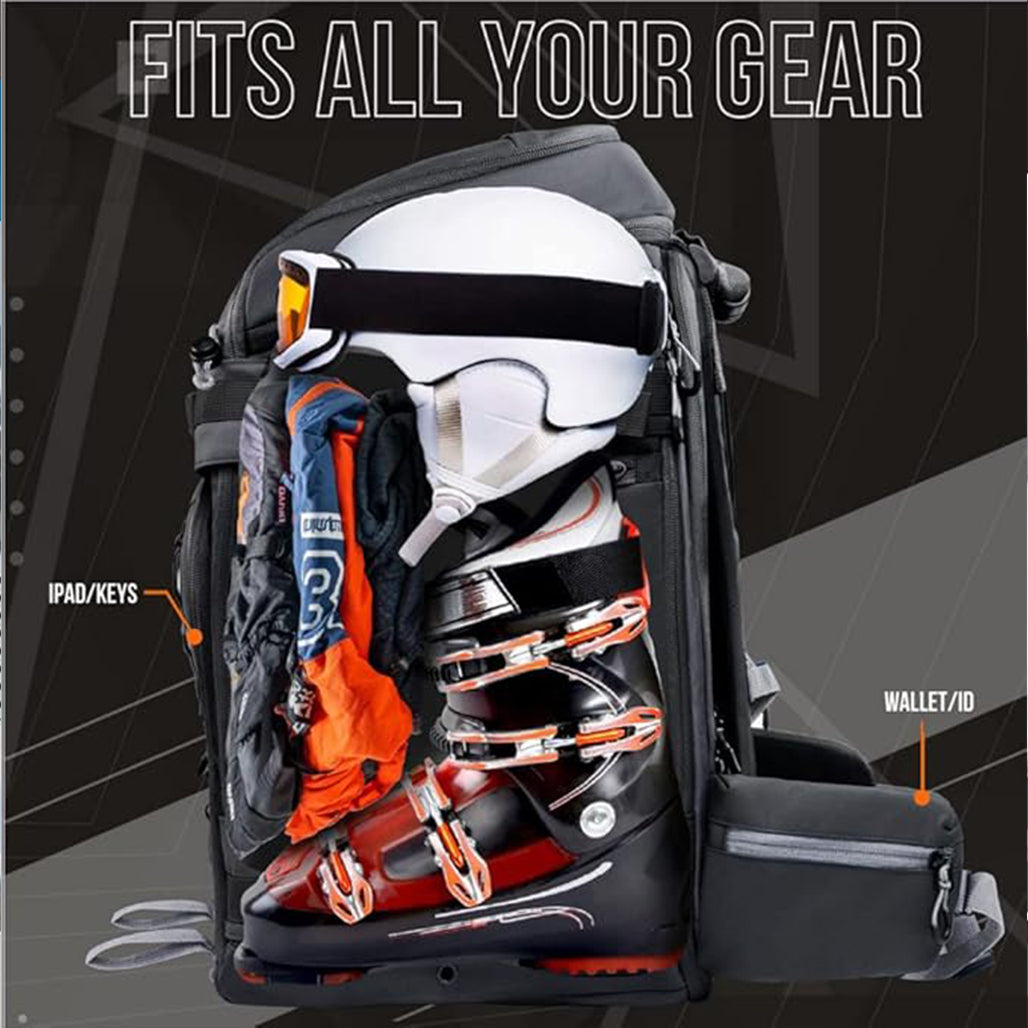 A Photo Of Sklon Ski Boot Bag 55-65L Waterproof Backpack